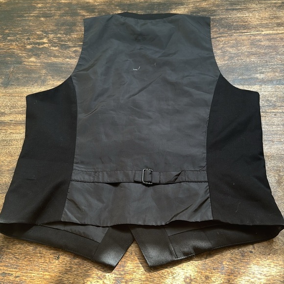 New mens black button up vest size 40R by H&M - Picture 7 of 8